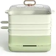 Electric Rice Roll Machine, Intestinal Powder Machine, Home Drawer Type Liangpi Machine, Electric Steamer Steamer with Multifunction for Cooking Dim Sum, Buns, Dumplings
