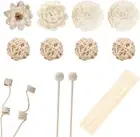 Reed Diffuser Set with 42 Rattan Sticks, Natural Fragrance Diffuser Replacement