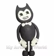 3D edible Bendy and the Ink Machine cake topper. Edible Bendy character.