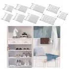 Extendable Wardrobe Storage Organiser Closet Shelf Rack Cupboard Divider Racks