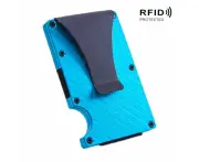 Carbon Fiber Wallet Metal RFID Bank Card Holder