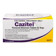 Cazitel Flavoured Allwormer Tablets For Dogs 10kg/tab (80 Tablet Professional Pack)