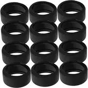 12Pcs Rc Cars Replacement Accessories for Enhanced Performance and Traction for Model Car Upgrades Black
