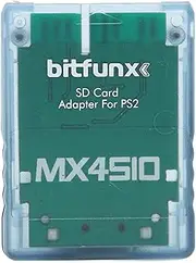 PS2 MX4SIO TF Card Adapter, PS2 MX4SIO SIO2SD SD Card Reader Adapter Memory Card Adapter Hand Made Stable Replacement Memory Card Reader for PS2 Fat Console(Blue)
