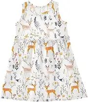 [Caihoyu] Girl Dress Kid Fashion Spring Dresses Summer Active Playwear, Multicolor01, 3 Years