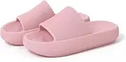 [AWGHZYOEE] Shower Sliders Fashion Personality Slippers Summer Thick Bottom High Elastic Rubber Soft Bottom Couple Men Home Bathroom Bathing Sandals Women Beach Slippers
