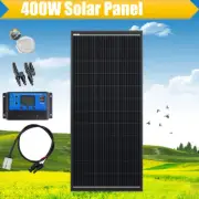 400W 12V Solar Panel Kit 400 Watt Caravan Camping Home Battery Charging Power AU