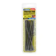 Zenith 10G x 100mm Tufcote® Countersunk Rib Head Treated Pine Screws - 8 Pack