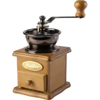 在飛比找momo購物網優惠-【IBILI】復古手搖咖啡磨豆機 原木色(咖啡研磨機 手動磨