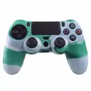 PS4 Controller Green White Tie Dye Silicone Skin