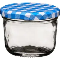 在飛比找momo購物網優惠-【Premier】旋蓋玻璃收納罐 藍200ml(收納瓶 儲物