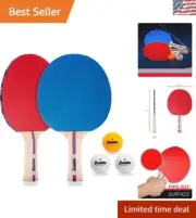 Engaging 2-Player Ping Pong Kit with Paddles and Balls - No Assembly Needed