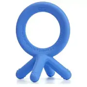 Comotomo Silicone Baby Teether Blue 1.75x1.75x3 Inch (Pack of 1) Blue