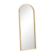 Oikiture 180x70cm Wooden Full Length Mirror Floor Mirrors Natrual