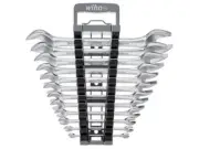 Wiha Double Open-End Spanner Set, 12 Piece WHA44753