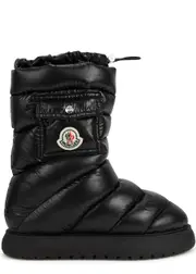 Moncler Gaia Quilted Nylon Snow Boots - Black - 4 4
