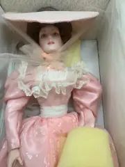 Vintage Franklin Mint Heirloom Doll Promenade With a Box