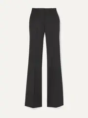 [Theory] Theory - Demitria 4 Stretch-wool Flared Pants - Black - US12 US 12 Black