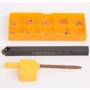 SCMCN0808H06-80 8x100mm Lathe External Turning Tool Holder + CCMT060204 BP010