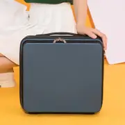 GGP Dark Blue Mini 16 Inch Password Protected Abs Storage And Carry On Luggage Box - Front Opening Cosmetic Organizer - Lightweight 1.46Kg Travel Case
