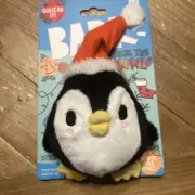Bark Deck The Howls with North Pole Pengy! Squeaker Dog Fetch Toy