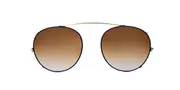 Etnia Barcelona Le Marais Clip-On Only GDBL Men's Sunglasses Gold Size 47