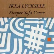 IKEA LYCKSELE Tutstad Multicolor Cover for Sleeper Sofa