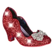 Irregular Choice Deck The Halls Red Sparkling Glitter Shoes Heels Christmas