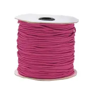 Elastic Cord Heavy Stretch String Rope 2.5mm 109 Yards Rose Red