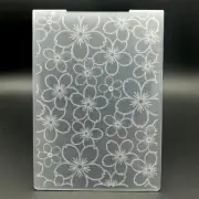 3D Plastic Embossing Folder Template Flowers Small Flowers Texture A6 Size for C
