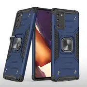 MCC Shockproof Samsung Galaxy Note20 5G Heavy Duty Case Cover Ring Note 20 [Dark Blue]