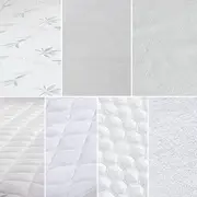 Dreamz Mattress Protector Topper Fitted Waterproof Cotton Bamboo Queen King
