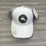 Tommy Bahama Trucker Hat Adjustable Snapback OSFM White Gray Mesh Tip Your Cap