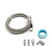 Stainless Braided Line 4AN Multi Size Remote Turbocharger Sensor Teflon Gauge...