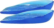 [Generic] Orthopedic Insoles - 1 Pair Leg Correction Silicone Heel Pad - Silicone Heel Pad Comfortable Heel Inserts, Heel Cup, Correction Insoles for Women, Men