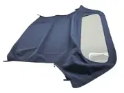 Fits: Porsche Boxster 97-02 Soft Top w/DOT Plastic Window Blue Haartz Canvas