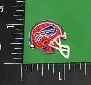 BUFFALO BILLS ☝️ HELMET Small FOOTBALL PATCH SEW OR IRON ON