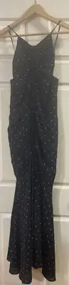 Alice McCall Womens Black Oscar Midi Dress Size 10 NEW WITH TAGS