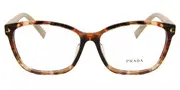 Prada PR 15ZVF Asian Fit 07R1O1 Women’s Glasses Tortoiseshell Size 57 - Private Health Rebate - Blue Light Block Available