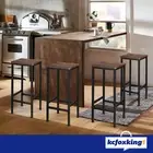 Bar Stools Set of 4 Counter Height Dining Tall Chairs Kitchen Island Barstools