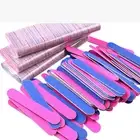 100pcs Mini Nail File Nail Buffers DIY Manicure Pedicure Scrub Nail Arts To;k;+