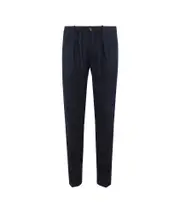 Circolo 1901 Drawstring Tapered Pants 50 Black
