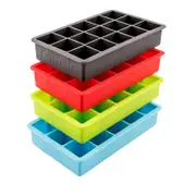 Tovolo Perfect Cube Silicone Ice Trays, Set of 4