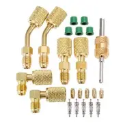 R410a Adapter for Mini Split Systems HVAC Refrigerator Connector Charging Vacuum