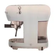 Smeg 50's Style Espresso Coffee Machine. Gloss White ECF02WHAU