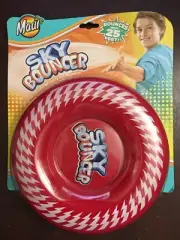 Sky Bouncer by Maui Toys Flying Disc Red Bounces Up To 25 Feet