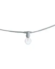 Bulbrite 25ft 15-Bulb Indoor/Outdoor String Lights