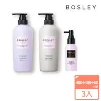 在飛比找momo購物網優惠-【Bosley】黑髮青春還原修護洗髮精400ml+潤髮乳40