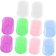 Cabilock Lightweight Travel Soap Sheets 200 Sheets in Box for Outdoor Activities
