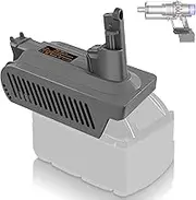 Replacement Part for V-11 Adapter for Dyson V11 Screw-in Vacuum,for Milwaukee 18V M18 Battery Convert to Work for Dyson SV14 V11 AbsoluteComplete Fluffy Motorhead Absolute Vacuum